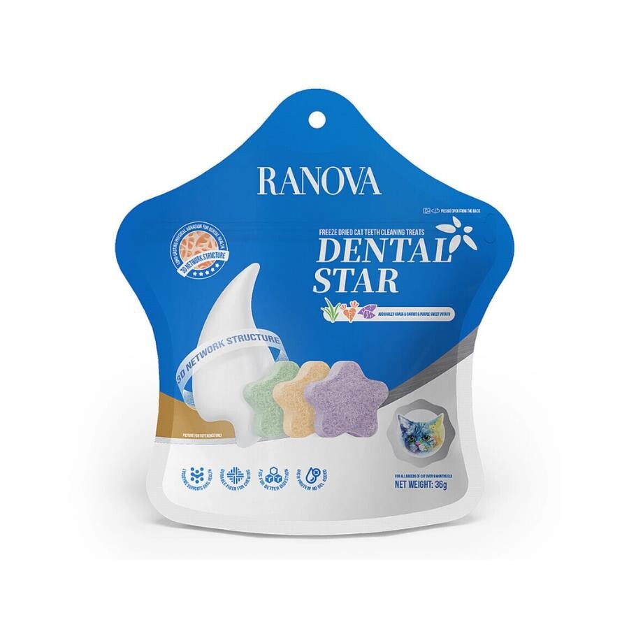 Ranova Dondurularak Kurutulmuş Karışık Dental Kedi Ödülü 36 GR | SRC: Barcode: 8682631212421